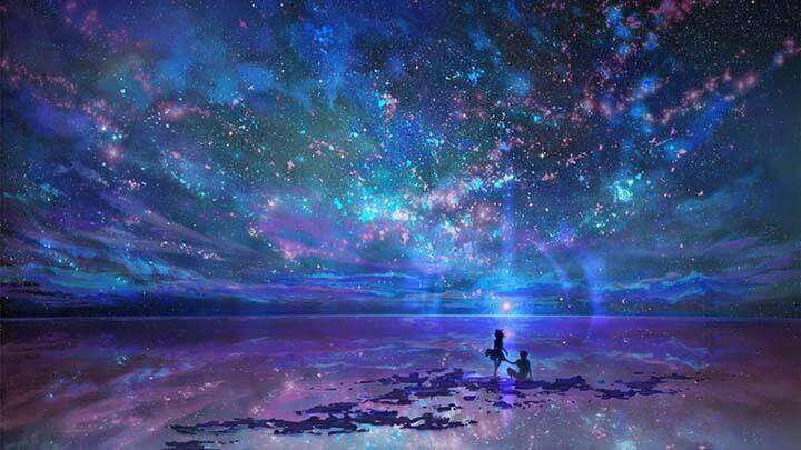 anime-couple-scenic-stars-night-sky-silhouette-2